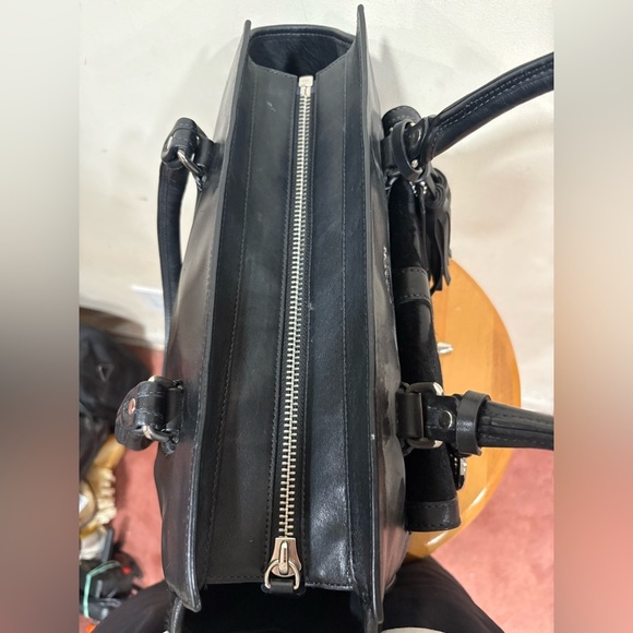 Coach 2012 Limited Edition Black Legacy Madison Candace Calf Hair Leather Bag - Picture 13 of 16